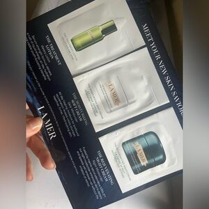 3PC La Mer The Treatment Lotion, The Moisturizing Soft Cream, Night Cream Sample